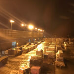 Cargo plane loading