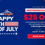 Indian Eagle discount coupon, affordable flights to India, savings on airfare for Indian Eagle users