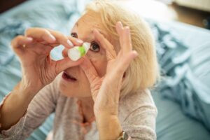 Eye surgery recovery