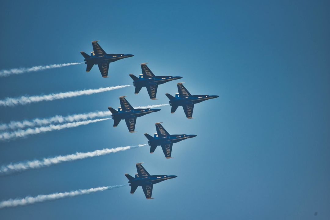 Blue Angels soaring over Seattle