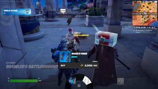 Purchasing Fortnite Magneto Power from Wastelander Magneto