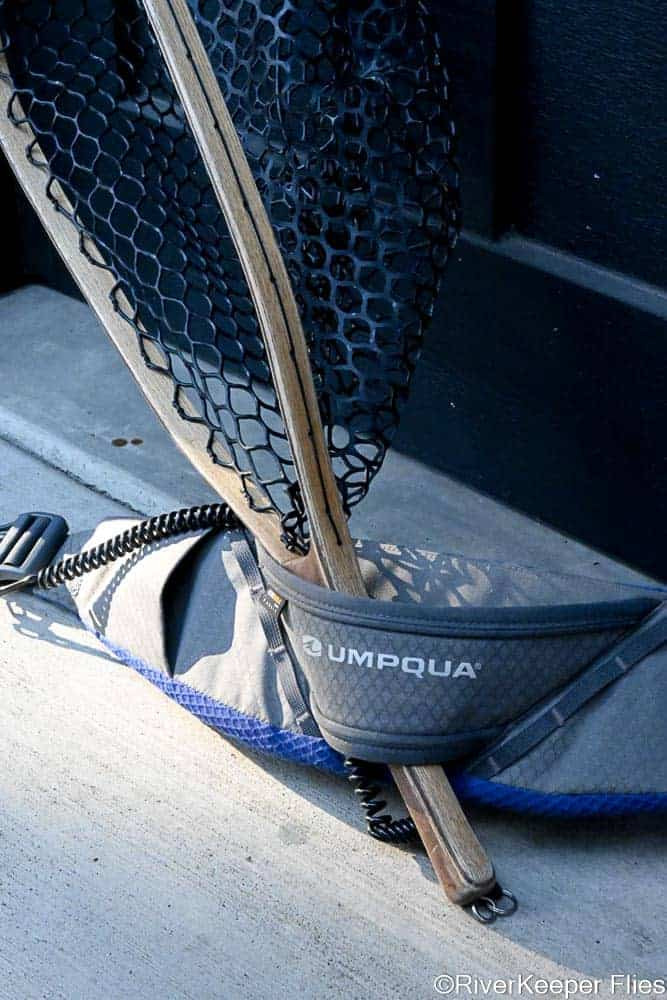 Net in Umpqua Wader Belt