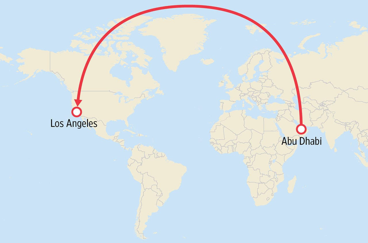 Emirates Airlines' Routes