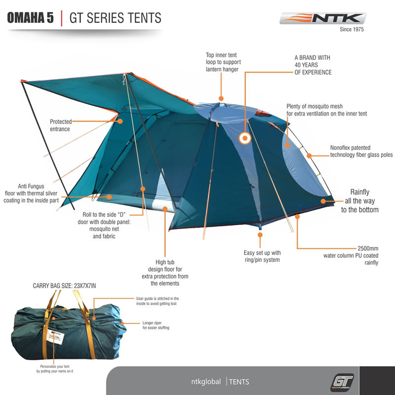 NTK Omaha GT 5 Tent