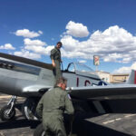 Tom Cruise P-51 Mustang in flight