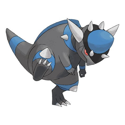 Rampardos, a Rock-type Pokémon