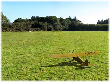 Flying RC airplane on private land