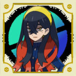 Amarys in Classroom 3-2 offering food to Koraidon, symbolizing the unlock of flying ability in Pokemon Scarlet and Violet's Indigo Disk DLC