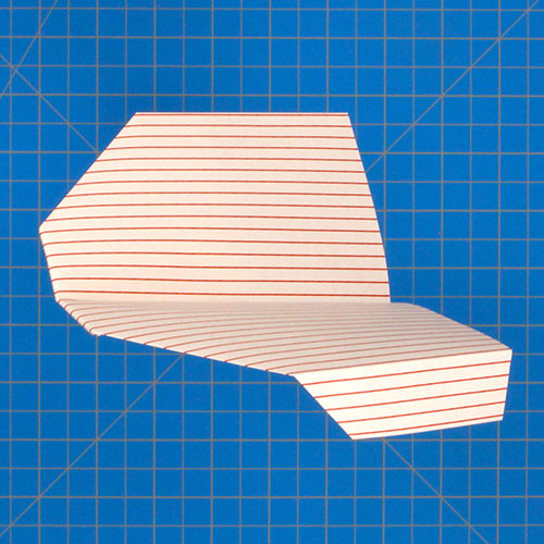 Paper airplane folding diagram