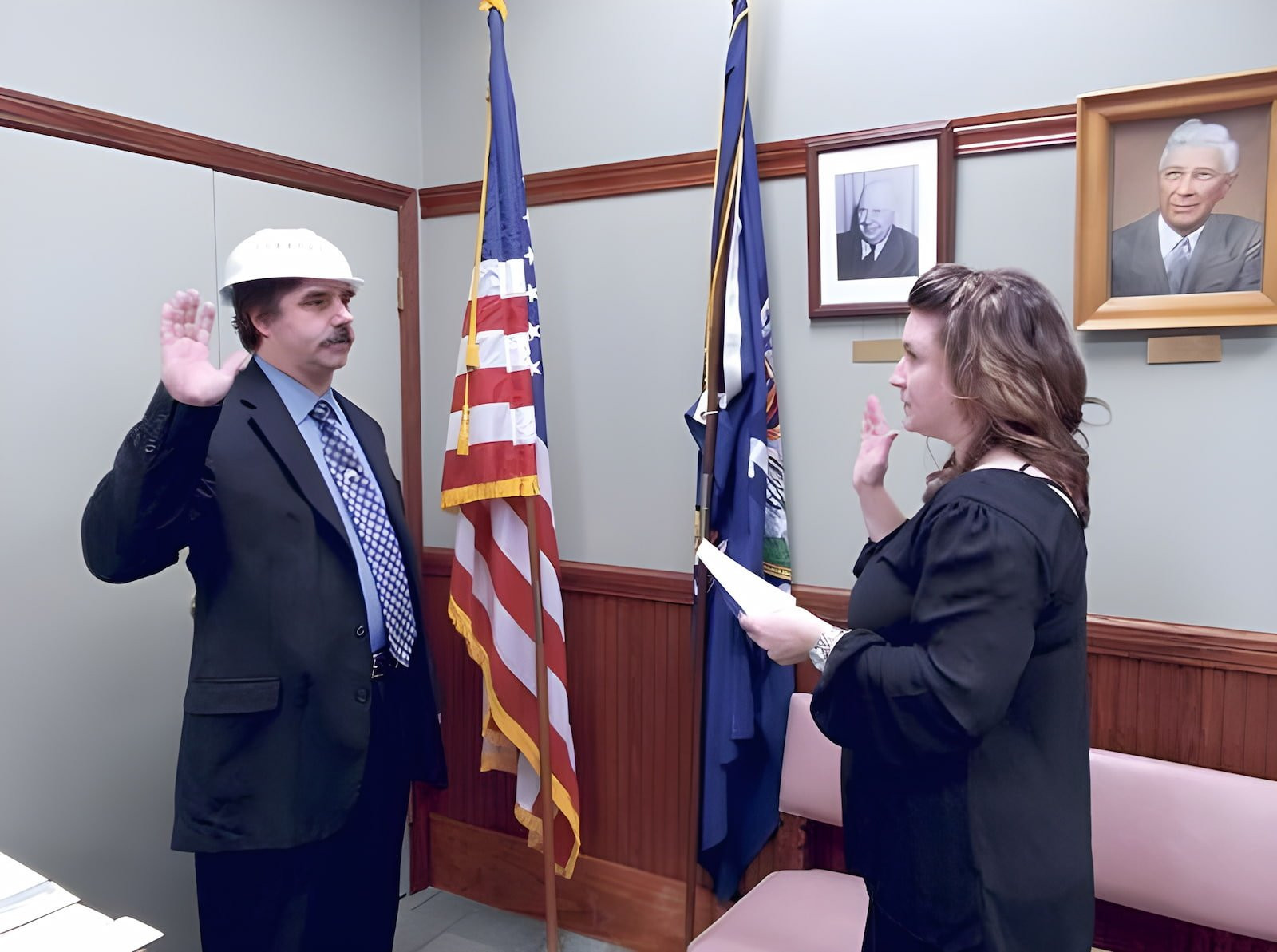 Pastafarian council member sworn in
