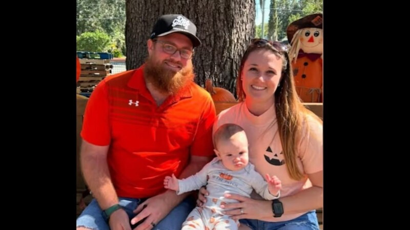 Memorial image for teacher and son, illustrating community loss and local news