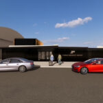 Conceptual rendering of new terminal building at Purdue University Airport