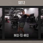 Rear delt exercise using dumbbells