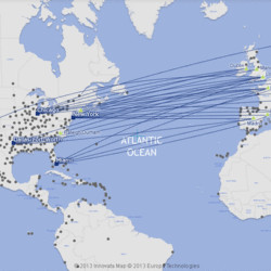 American Airlines Routes to Europe