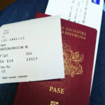 a ticket and a passport - important to prepare, even if you
