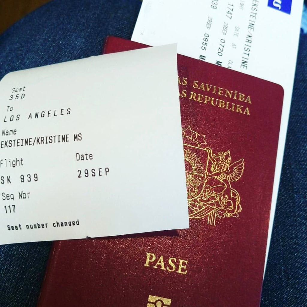 a ticket and a passport - important to prepare, even if you