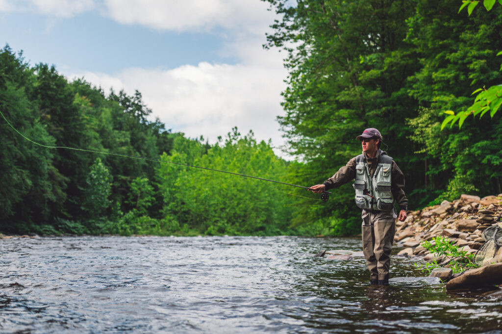 Fly casting technique