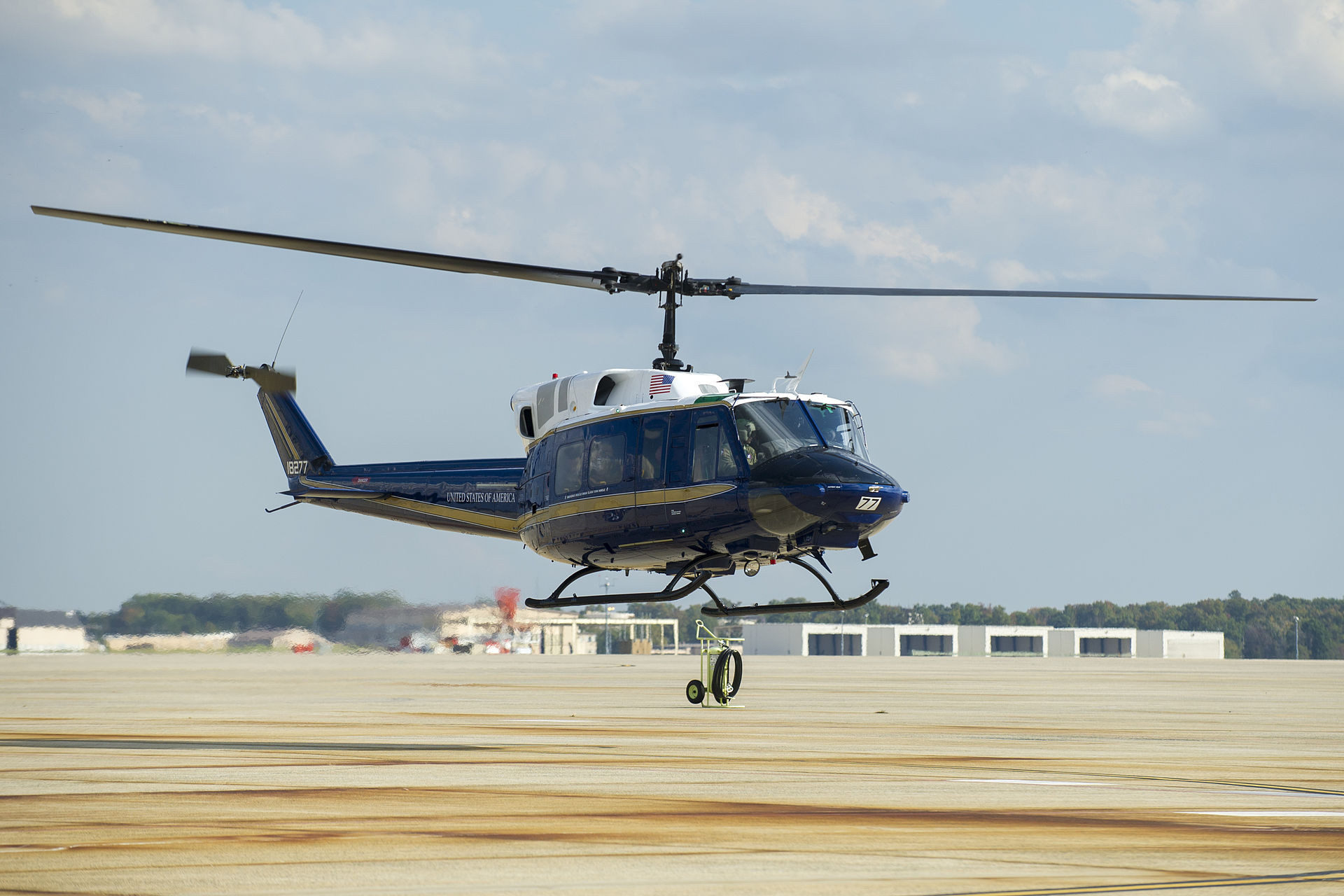 US Air Force Helicopter Squadron over Washington DC