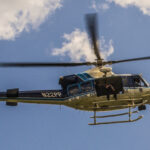 US Park Police Helicopter over Washington DC