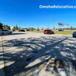 Cell phone lot outside Eppley Airfield