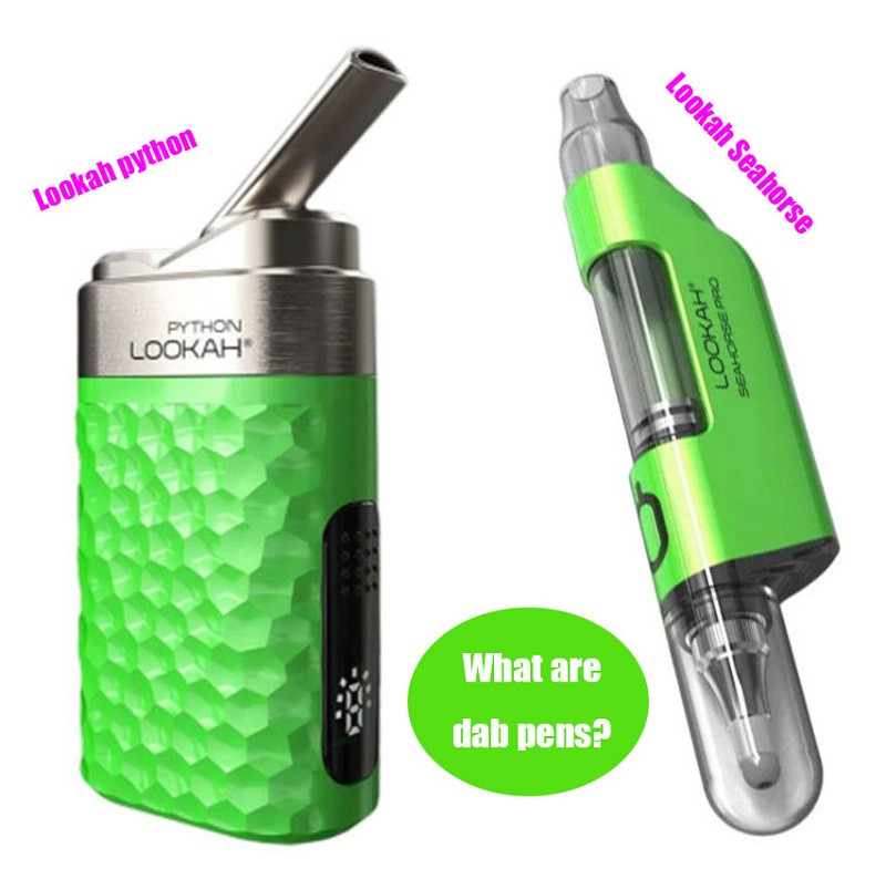 Lookah Python and Seahorse dab pens