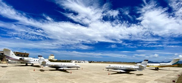 New Private Jet Parking at the Upgraded Anguilla Airport
