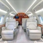 NetJets Bombardier interior