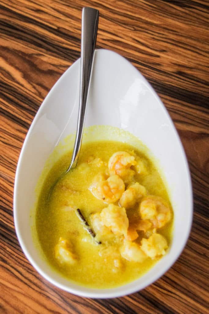 Sri Lankan Prawn Curry no White Sand Dhigurah Guest House