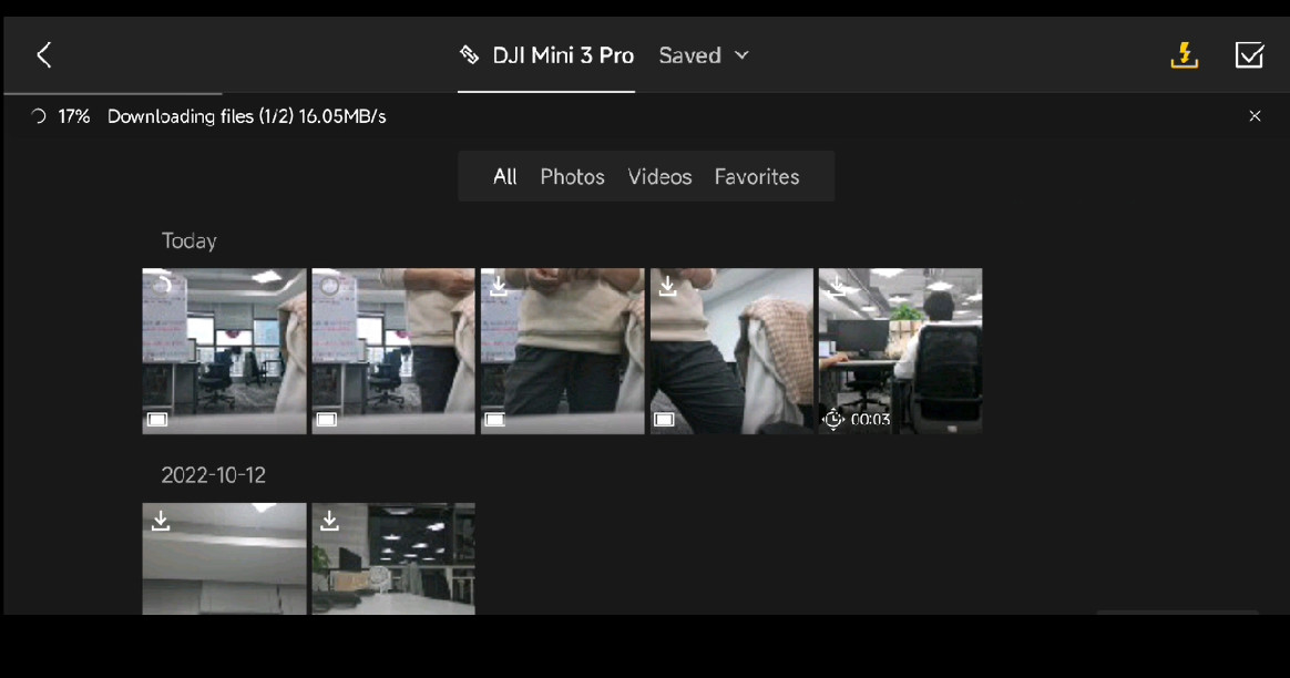 DJI Mini 3 Pro File Access