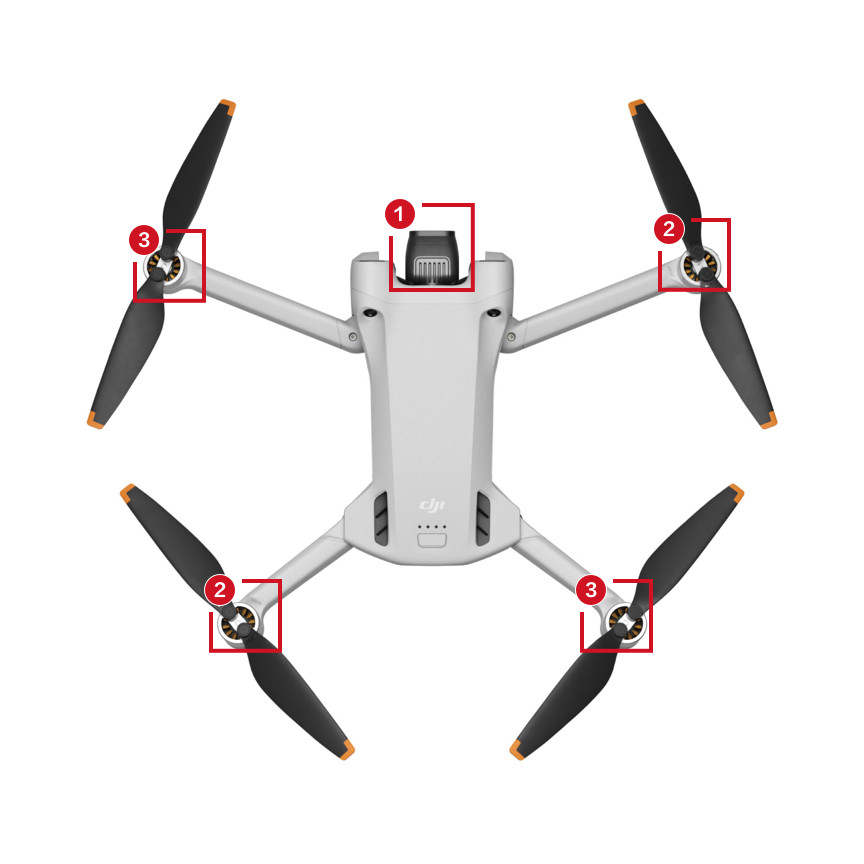 Attaching Propellers to DJI Mini 3 Pro