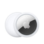 Apple AirTag attached to luggage