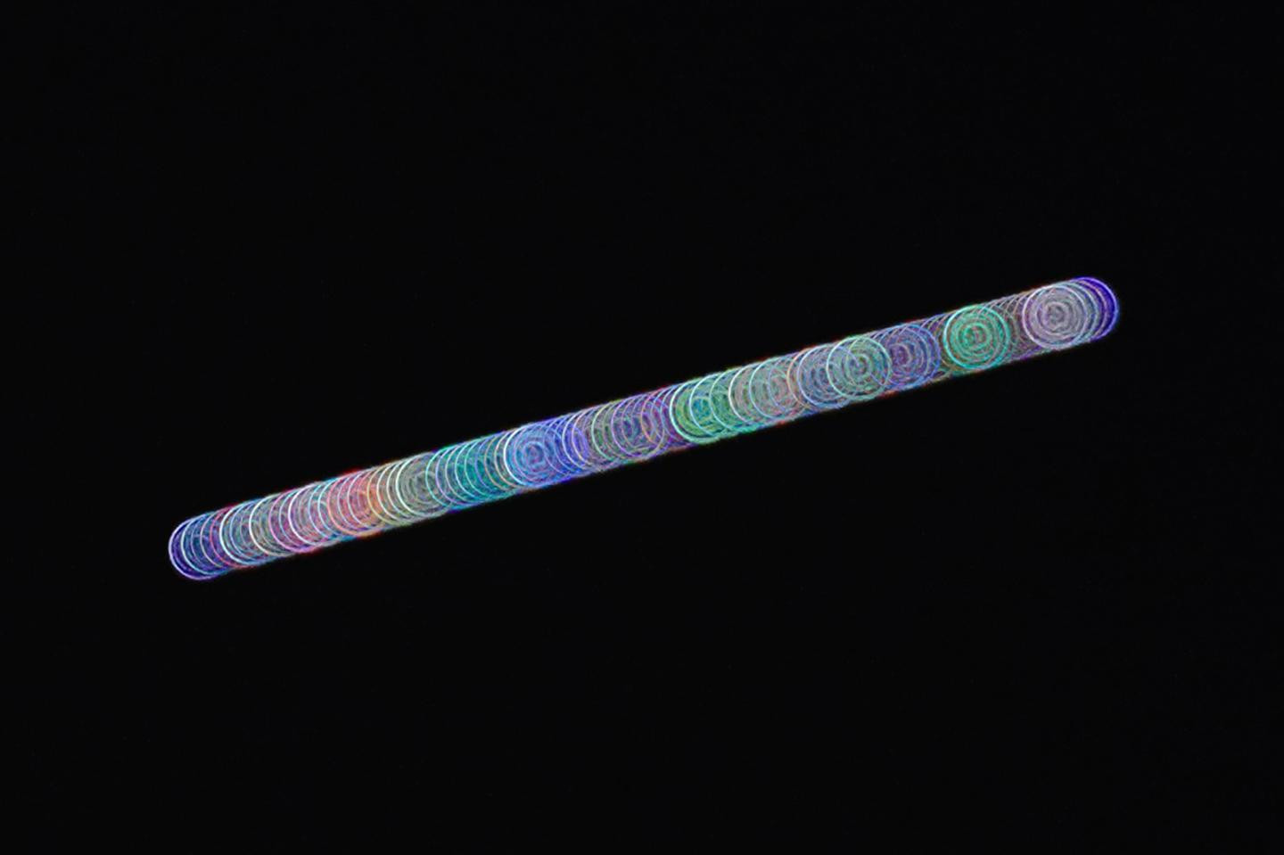 Dancing Sirius, exhibiting vibrant colors due to atmospheric refraction