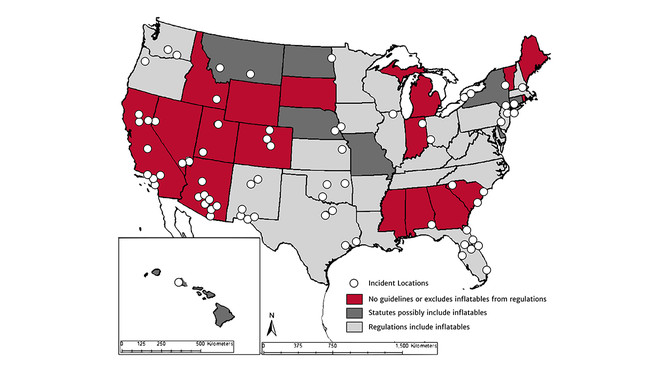 Bounce house accidents often occur in states with minimal regulations, emphasizing the need for stringent safety measures.
