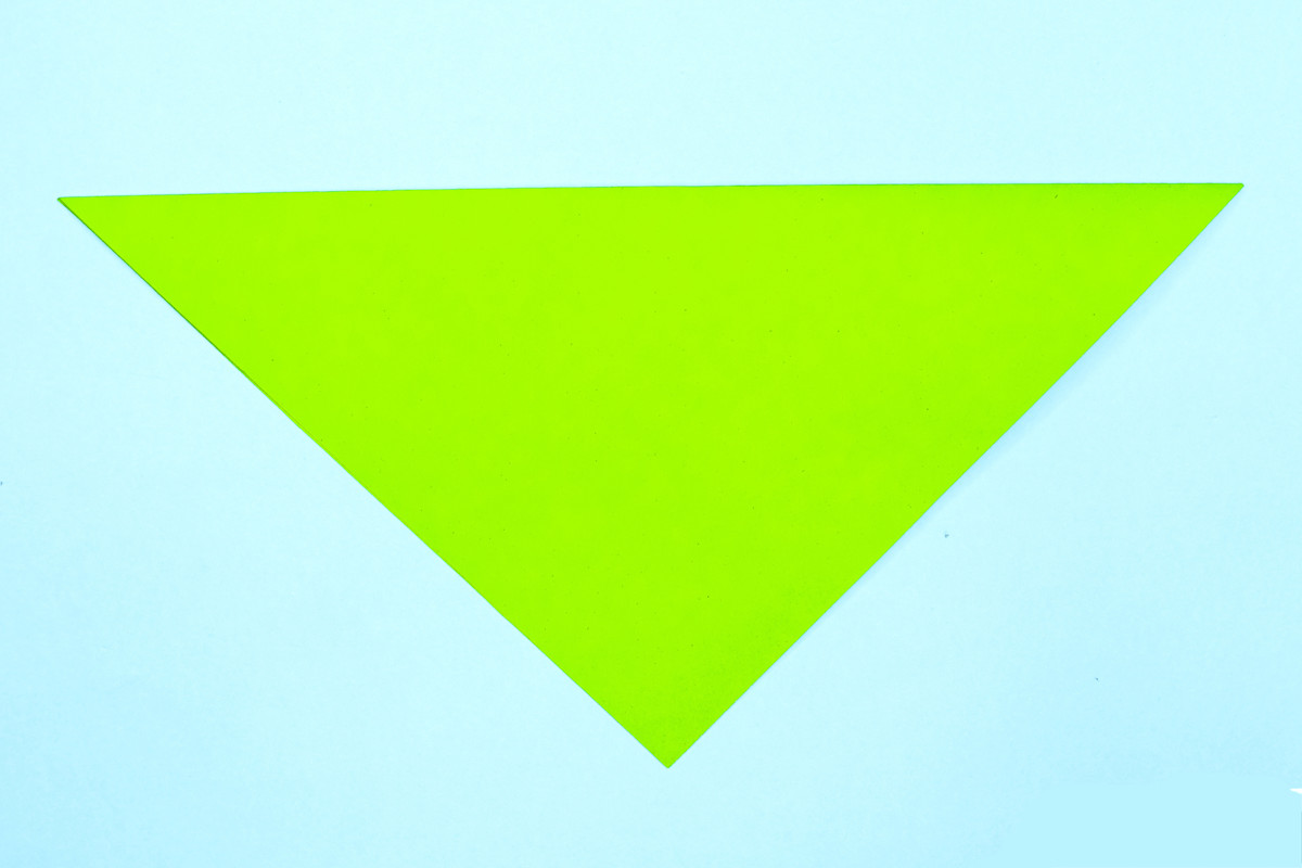 Folding paper in half