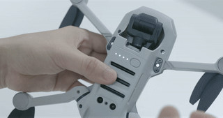 Powering on a DJI Mini 2 SE