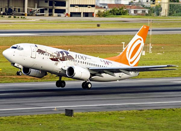 GOL Airlines airplane taking off