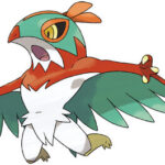 Hawlucha artwork featuring its dynamic pose