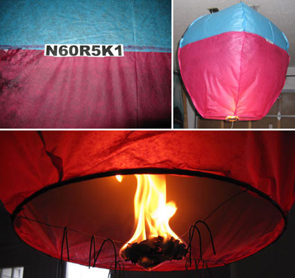 Homemade Fire Balloon